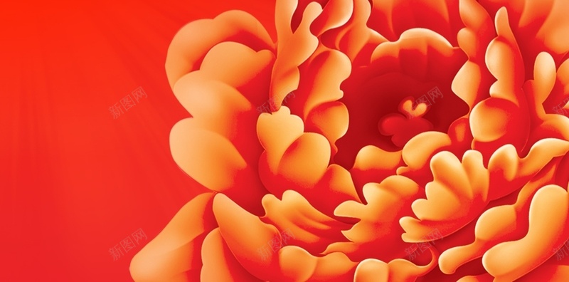 商务红底中国梦矢量H5背景cdr设计背景_88icon https://88icon.com H5 中国梦 发光 商务 矢量 红底 红色 花朵