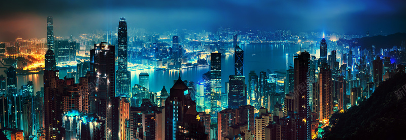 香港繁华夜景风光全景摄影jpg_88icon https://88icon.com 城市夜景 城市建筑 夜色 摄影 摩天大楼开心 新图网详情 沿海城市 风景 高楼大厦 魅力城市