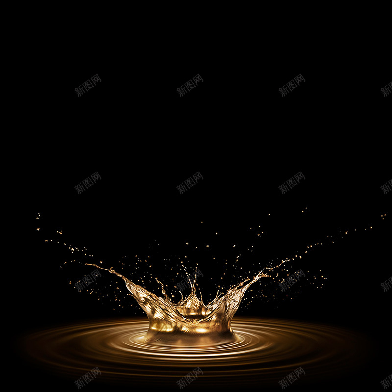 金色水花主图背景jpg设计背景_88icon https://88icon.com 化妆品主图背景素材 水 水滴 溅起来 花 质感 金色