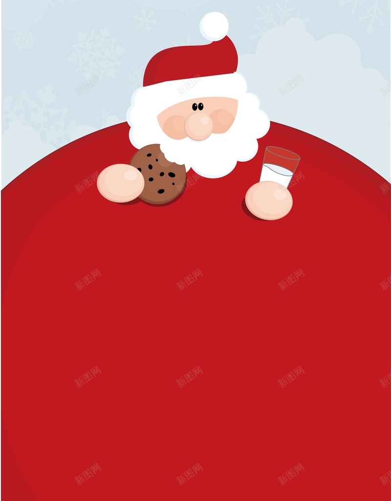 矢量卡通圣诞老人背景ai设计背景_88icon https://88icon.com 创意 卡通 吃饼干 圣诞老人 圣诞节 手绘 海报 矢量 童趣 红色 背景 矢量图