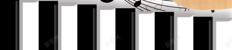 音乐节简约创意海报背景psd设计背景_88icon https://88icon.com 乐器 五线谱 创意海报 吉他 简约背景 钢琴键 音乐节 音乐节海报