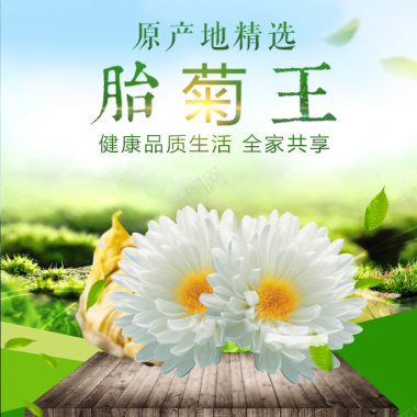 小清新食品促销主图背景