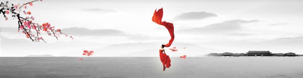 中国风淘宝海报背景背景