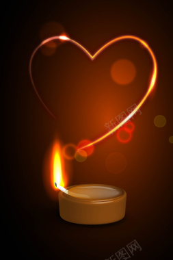 蜡烛爱心祈祷抗震救灾海报矢量背景背景