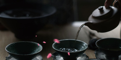 中国古典茶文化复古中国风茶道茶具高清图片