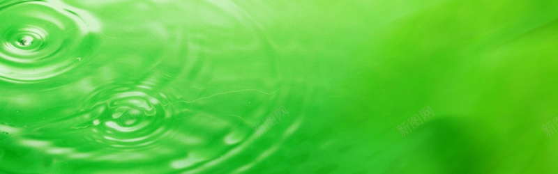 清新绿色水滴背景背景