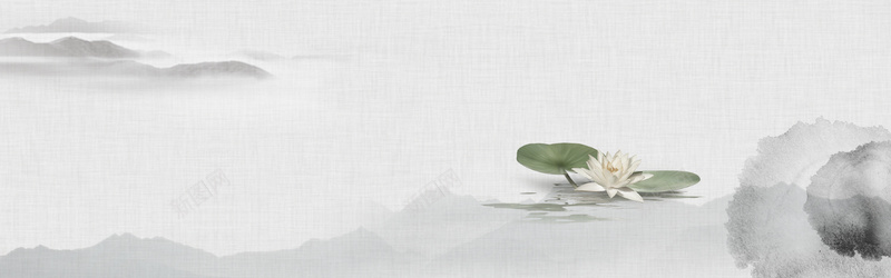 飘渺淡雅水墨山水banner海报psd设计背景_88icon https://88icon.com 中国风 中式 佛 古风 古风背 大气 寺庙 文学 海报banner 禅 禅学 禅意背景 简约 背景图
