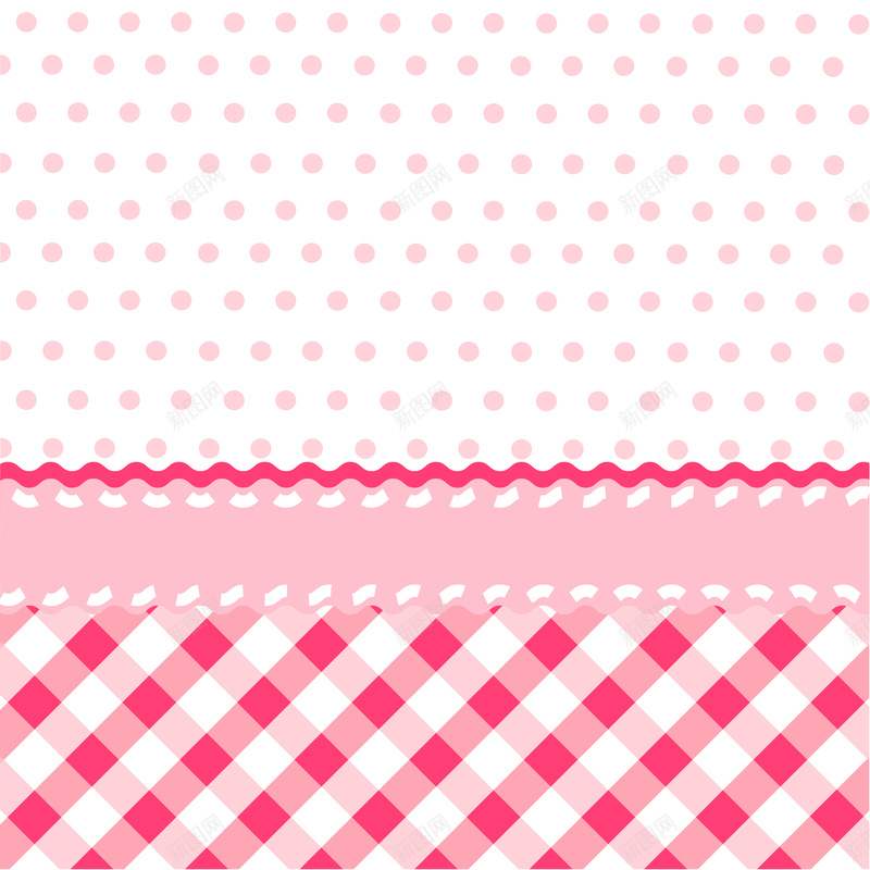 矢量粉色波点格子背景ai设计背景_88icon https://88icon.com 卡通 手绘 格子 波点 海报 矢量 童趣 粉色 背景 矢量图