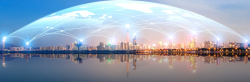 科技城市ae全球世界城市高清图片