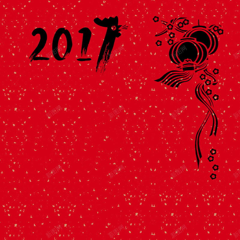 2017鸡年灯笼主图背景jpg设计背景_88icon https://88icon.com 2017 中国风 喜庆 大红 毛笔字体 淘宝主图背景素材 灯笼 金箔 鸡年