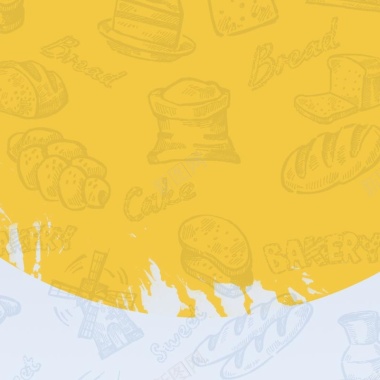 黄色小吃食品淘宝主图背景背景