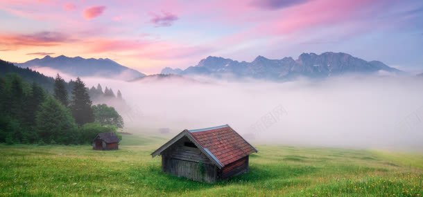 天空山峰乡村背景jpg设计背景_88icon https://88icon.com 乡村 天空 山峰 房子 雪山