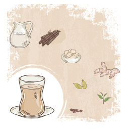 奶茶菜单海报背景矢量图海报