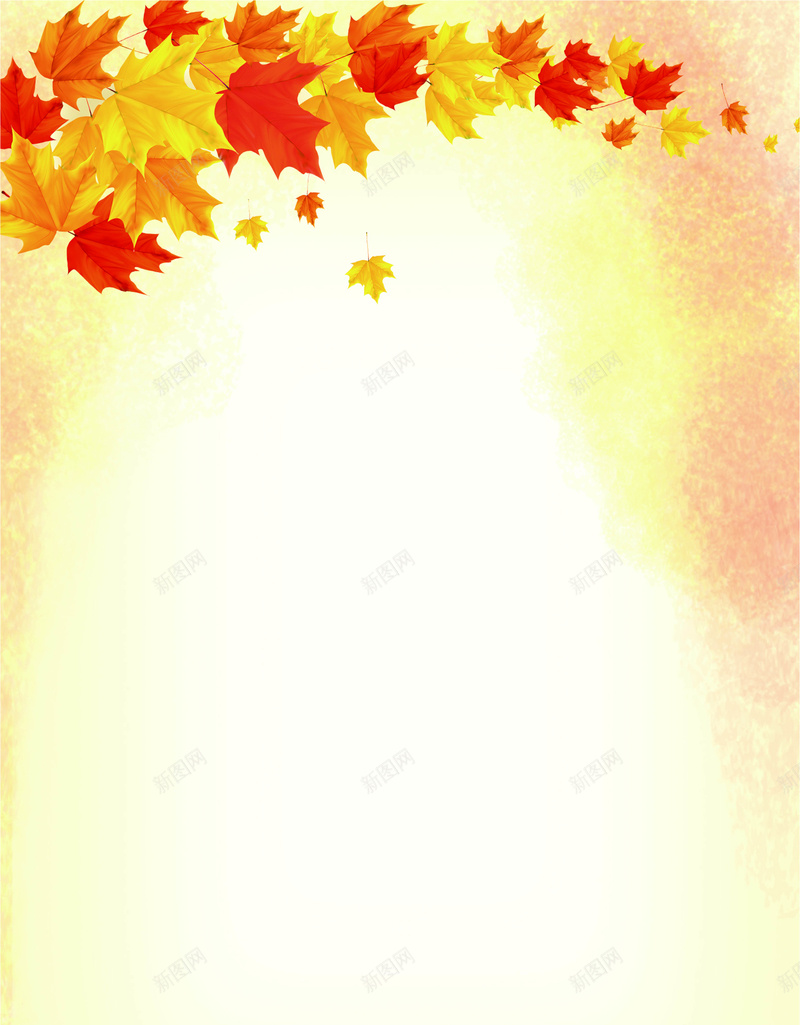 秋季唯美海报cdr设计背景_88icon https://88icon.com 光芒 光韵 小清新 思念 文艺 点像 秋季 简约 购物