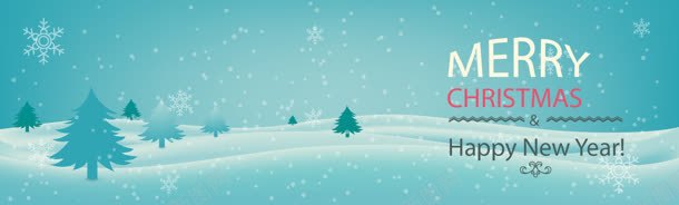 圣诞节雪原banner背景jpg设计背景_88icon https://88icon.com 卡通背景 圣诞节背景