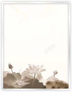 中国风莲花中国风莲花背景高清图片