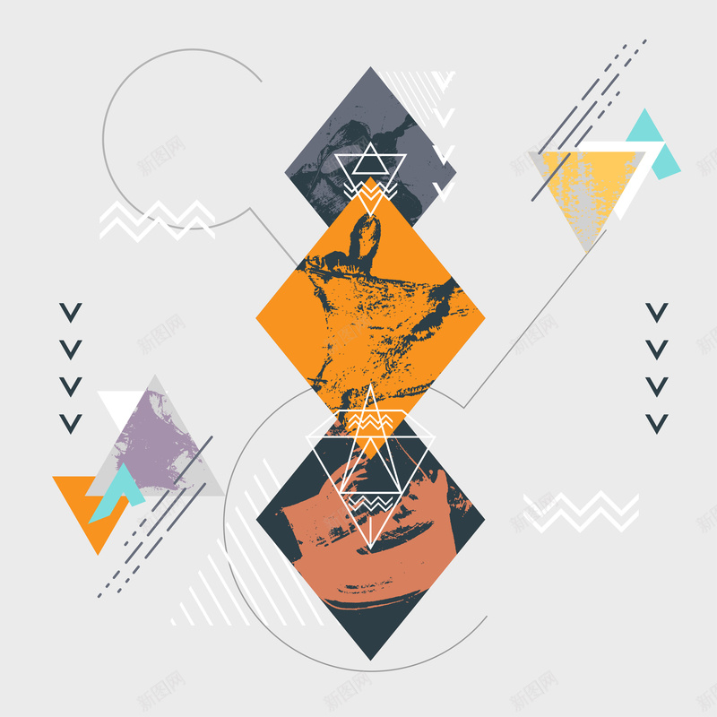 波普风时尚几何图形海报矢量图eps设计背景_88icon https://88icon.com 几何 几何海报 几何渐变 图形 多边形 时尚 欧美 波普风 风格 矢量图