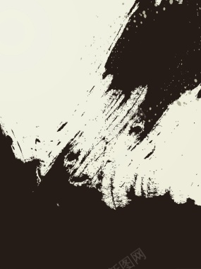 水墨笔刷矢量图背景