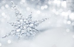 光斑与雪花图片雪花梦幻背景高清图片