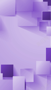 紫色方块简单几何渐变H5背景背景