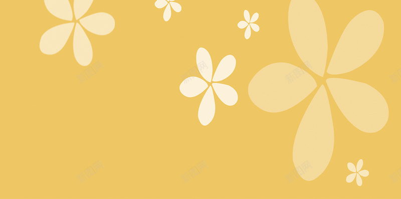 纯色花朵H5背景jpg设计背景_88icon https://88icon.com H5背景 梦幻 浪漫 简约 纯色 花朵 黄色
