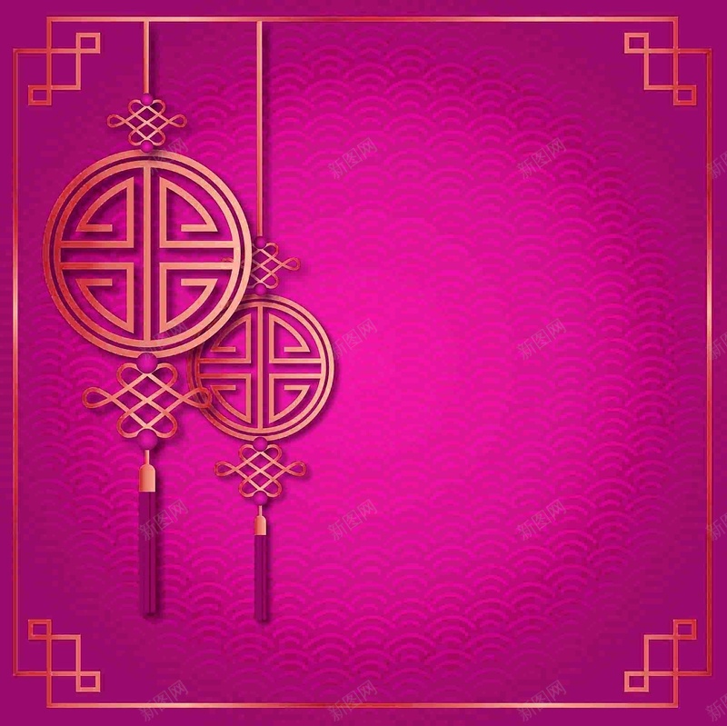 中式春节剪纸喜气过年灯笼中国结海报背景矢量图ai设计背景_88icon https://88icon.com 中国结 中式 剪纸 喜气 新年图片 春节 春节剪纸 海报 灯笼 紫红 背景 花边花纹 过年 高贵 矢量图