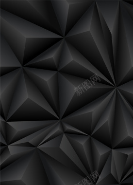 黑色不规则几何纹理背景矢量图背景