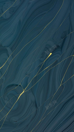 大理石纹理笔刷蓝色大气流体大理石底纹背景高清图片