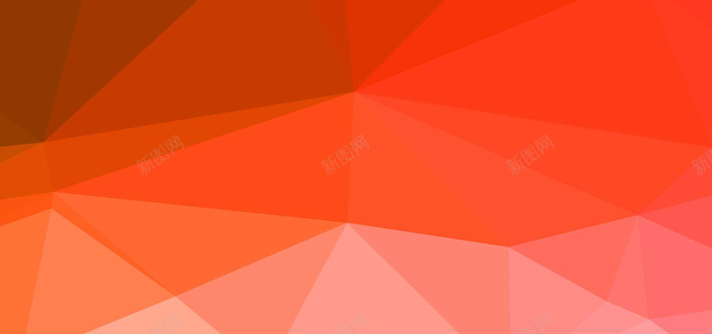 橙色低多边形背景矢量图背景
