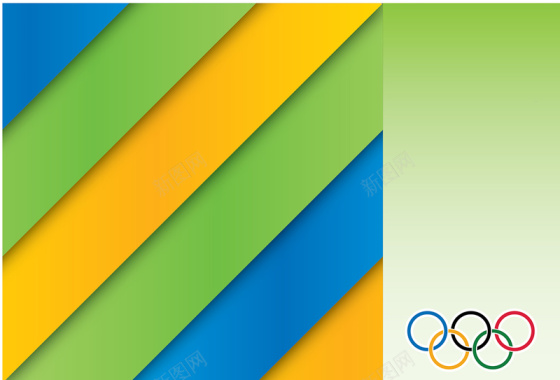欧式奥运会宣传详情页矢量背景背景