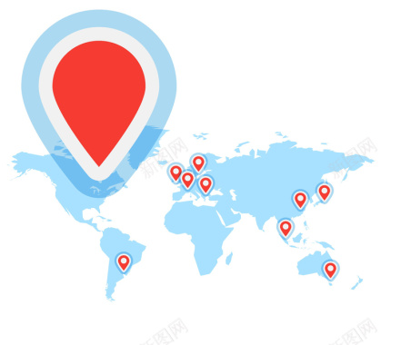 地图GPS定位商务矢量背景背景