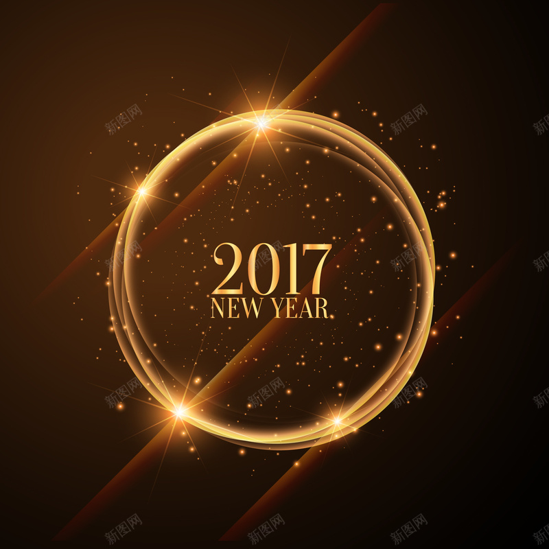 2017新年狂欢金色背景矢量图ai设计背景_88icon https://88icon.com 2017 圆轮 大气 年会 新年 新年快乐 梦幻 活动背景 海报 激情 狂欢 素材 跨年 金色 矢量图