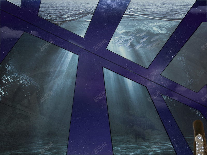 梦幻的海底与你jpg设计背景_88icon https://88icon.com 梦幻 海底 背景 蓝色