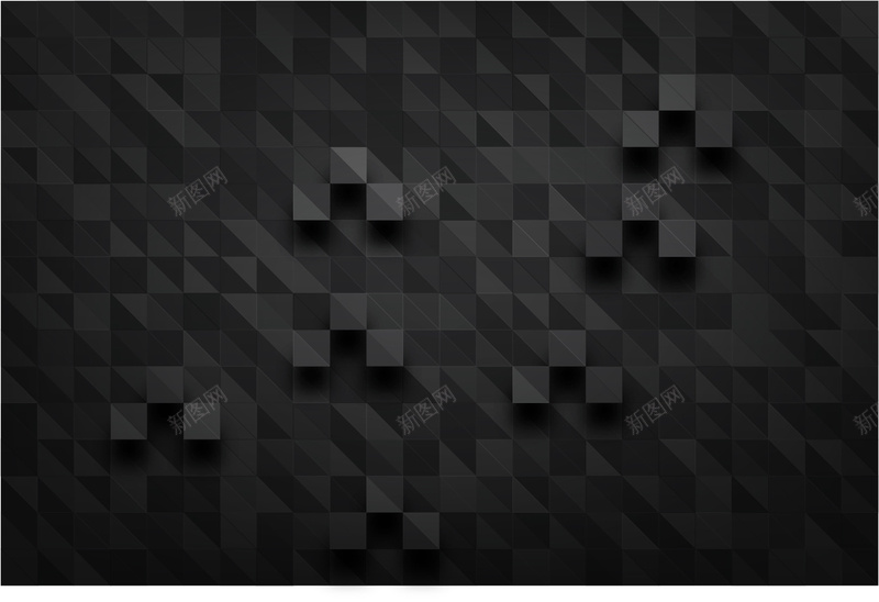 黑色立体正方形矢量图ai设计背景_88icon https://88icon.com 商务 方块 方格 正方形黑色 科幻 科技 立体 网格 黑色 矢量图