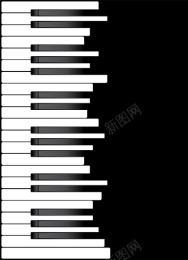 简约大气钢琴培训背景矢量图背景