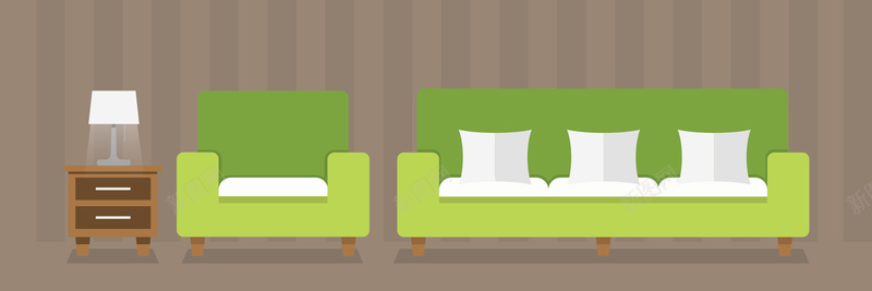 卧室banner矢量图ai设计背景_88icon https://88icon.com 1 卡通 卧室 双人床 台灯 客厅 家具 家居 床头柜 手绘 时钟 柜子 沙发 海报banner 电子时钟 盆栽 童趣 矢量图