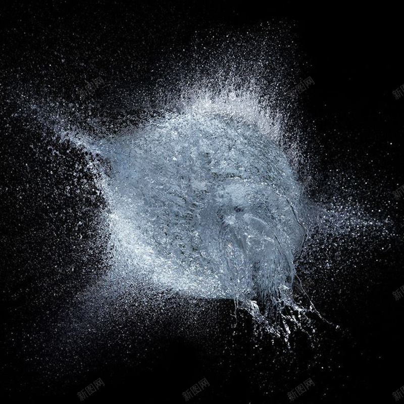 黑底水花背景jpg设计背景_88icon https://88icon.com 主图 文艺 水花 清新 纹理 质感 黑底