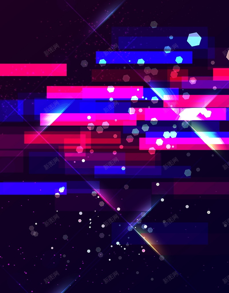绚丽条纹矢量图ai设计背景_88icon https://88icon.com 光效 商务 新图网 条纹 科幻 科技 红色 线条 绚丽 蓝色 矢量图