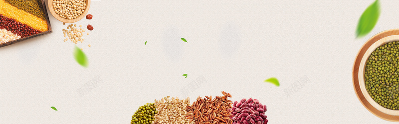 五谷杂粮美食简约促销bannerpsd设计背景_88icon https://88icon.com 中国风 五谷杂粮 促销banner 大豆 小麦 木板 木纹 红豆 绿豆 美食 质感 食品 食品安全