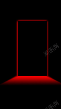 红色之门H5背景背景
