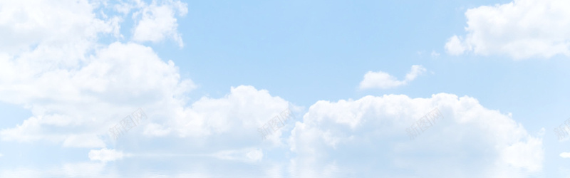 蓝色天空背景jpg设计背景_88icon https://88icon.com 全屏banner背景 大气 横幅背景 白云 蓝天