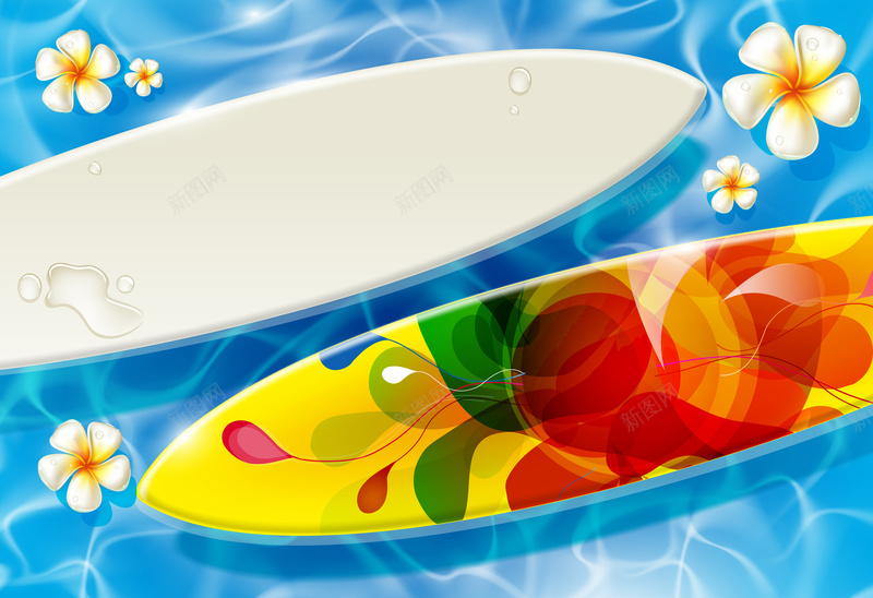 夏季假期泳池海报背景矢量图ai设计背景_88icon https://88icon.com 假期 冲浪板 夏季 泳池 海报 海边 激情 狂欢 背景素材 花纹装饰 鸡蛋花 矢量图