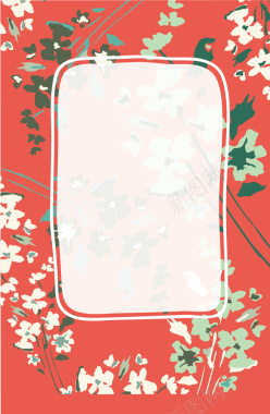 中国风日式樱花边框海报背景矢量图背景
