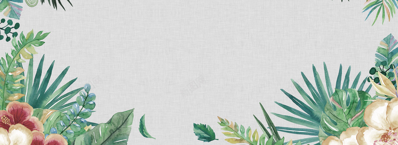 文艺清新水彩手绘花草背景psd设计背景_88icon https://88icon.com 古风 女性 女装 小清新 手绘 文艺 棉麻 水彩 海报banner 淘宝 清新 简约 背景 花草