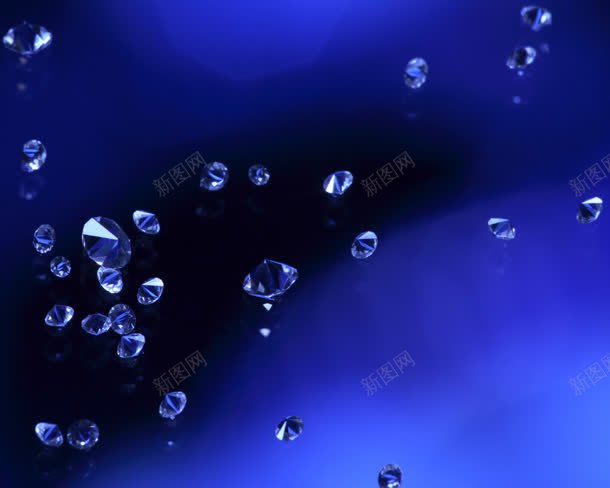 蓝色漂浮钻石装饰jpg设计背景_88icon https://88icon.com 漂浮 蓝色 装饰 钻石