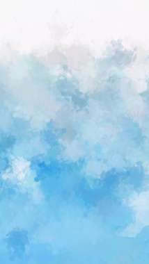 蓝色天空白色云彩H5背景背景