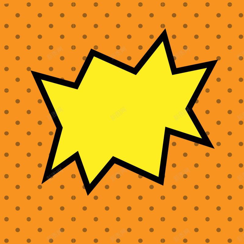 橙色漫画手绘爆炸框矢量主图ai设计背景_88icon https://88icon.com 主图 动漫周边 橙色背景 波点 游戏周边 漫画风 爆炸框 直通车 黄色背景 矢量图