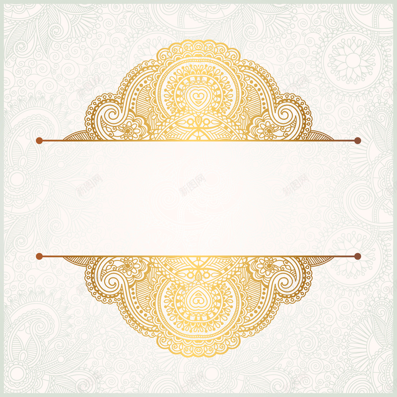 金色蕾丝花纹背景图矢量图ai设计背景_88icon https://88icon.com 小清新 纹理 花纹 蕾丝 质感 金色 矢量图