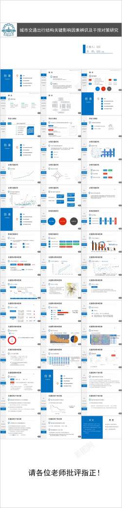 策划方案模板交通结构毕业论文答辩模板