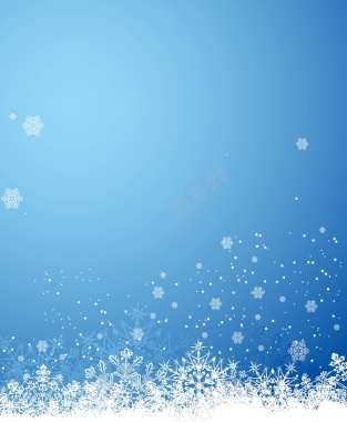 矢量雪花边框圣诞节背景背景